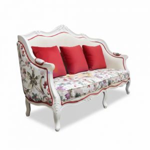 Ghế sofa băng tân cổ điển gỗ tần bì SFB68098