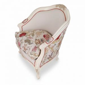 Ghế sofa đơn tân cổ điển gỗ tần bì GSD68109