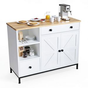 Bàn đảo bếp 104x41x80cm gỗ cao su KISL007 Bàn đảo bếp 104x41x80cm gỗ cao su KISL007
