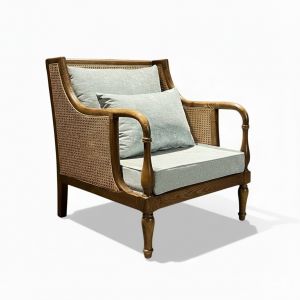 Ghế sofa đơn Club gỗ tần bì GSD68110