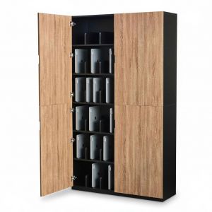 Tủ lưu trữ 120x40x21cm gỗ cao su cửa gỗ plywood KTB68236