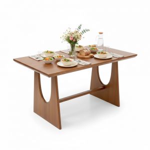 Bàn ăn Tesla chữ nhật gỗ Ash BA68291