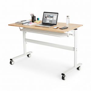 Bàn đào tạo TICOT 120x60cm gỗ cao su SPD68253