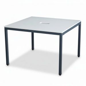 Bàn cụm 2 120x120cm hệ UConcept chân sắt lắp ráp HBUC013