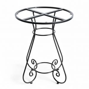 Chân sắt cho cafe 60x60cm uốn cong nghệ thuật CHBCF054 Chân sắt cho cafe 60x60cm uốn cong nghệ thuật CHBCF054