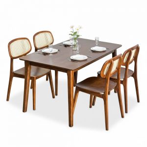 Combo bàn ăn Ashley cho 4 người BBA222