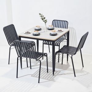 Combo bàn ghế cafe ngoài trời CBNT017