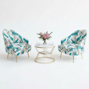 Combo bàn sofa tròn và 2 ghế sofa Grace CBSF68069 Combo bàn sofa tròn và 2 ghế sofa Grace CBSF68069