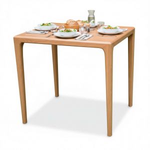 Bàn Neva vuông 80x80cm gỗ Ash BA68292