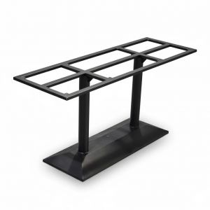 Chân sắt 2 trụ cho bàn ăn 160x50cm sơn tĩnh điện CHBBA043