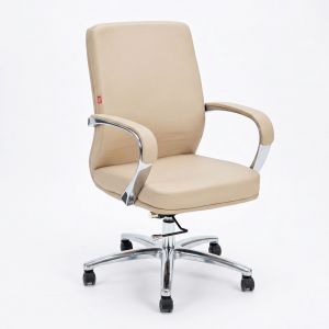 Ghế lãnh đạo bọc da Vinyl lưng trung HOM1108 - 02