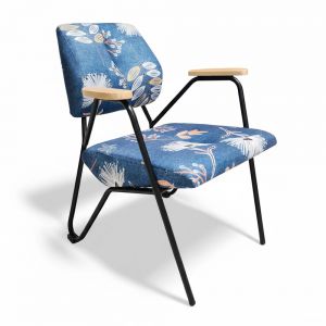 Ghế tựa thư giãn Cooper nệm bọc vải họa tiết khung sắt GSK057