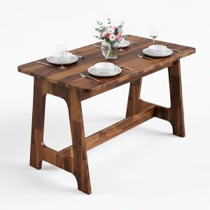 Bàn ăn chữ nhật 120x70cm gỗ tràm BA68294