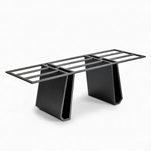 Khung chân sắt bàn ăn 220x75x73cm sơn tĩnh điện CHB68088