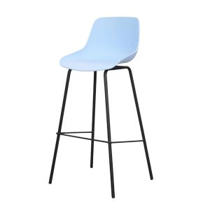 Ghế bar nhựa chân sắt sơn tĩnh điện GAK067H