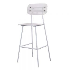 Ghế bar trong suốt khung sắt GAK621H