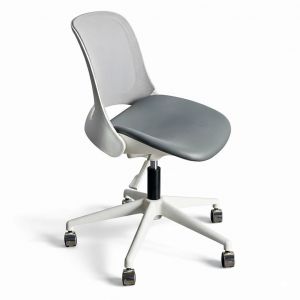 Ghế đa năng MOMO lưng lưới nệm bọc da MOMO002