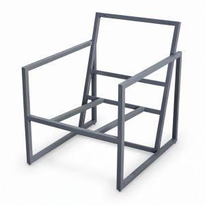 Khung ghế sofa sắt 70x60x57cm sơn tĩnh điện GSD68121