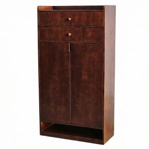 Tủ gỗ để giày 80x35x150cm gỗ cao su KG68106