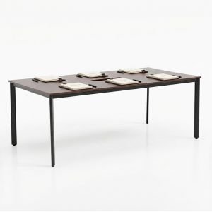 HBOV010 - Bàn họp 200x100 hệ Oval Concept lắp ráp