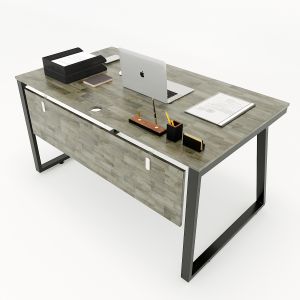 HBTH006 - Bàn làm việc 140x80 Trapeze II Concept lắp ráp