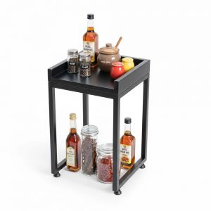 Kệ để gia vị 30x30x40cm gỗ cao su KDGV002