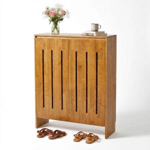 Tủ để giày dép 100x35x124cm gỗ cao su KG68108