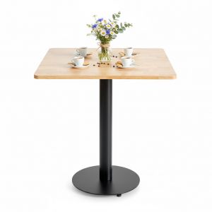 Bàn cafe vuông 70x70cm gỗ cao su CFD68287