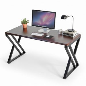 Bàn làm việc 140x70cm gỗ tràm chân chữ X đôi GD68113