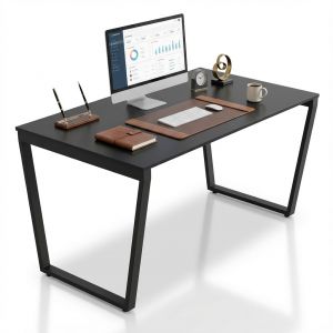 Bàn làm việc 140x80cm gỗ cao su hệ Trapez HBTC052