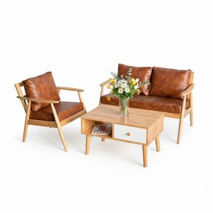 Combo bàn trà và 2 ghế sofa CBSF68074