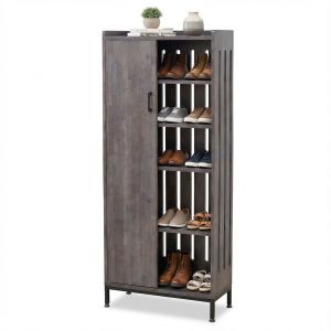 Tủ giày dép 60x27x144cm gỗ cao su KG68110