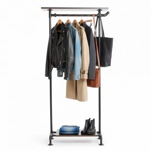 Giá treo quần áo ống nước 80x40x160cm sơn tĩnh điện GQA68043