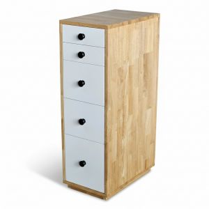 Tủ cá nhân nhiều ngăn 30x50x93cm gỗ cao su TCN68088