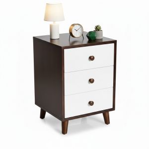 Tủ đầu giường 42x40x62cm gỗ cao su TDG68071