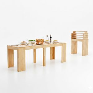 Bàn ăn xếp gọn BAXG001