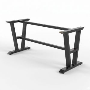 Chân sắt cố định 160x60cm sơn tĩnh điện CHB68101