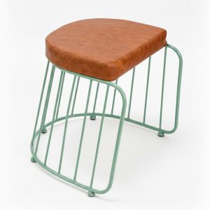 Ghê trang điểm bọc da khung chân sắt GTD016