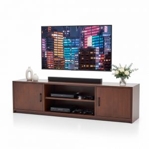 Kệ tủ TV 150x30x40cm gỗ cao su KTV68129