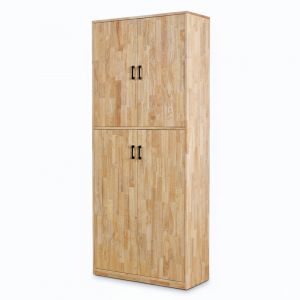 Tủ lưu trữ 85x40x202cm gỗ cao su TDBN003