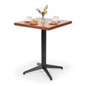 Bàn cafe vuông 60x60cm ghép mặt gỗ cao su CFD68288