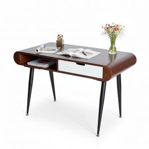 Bàn làm việc 120x60cm gỗ cao su chân CONE BD68173