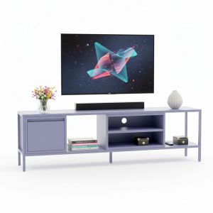 Kệ TV phòng khách 160x30x46cm gỗ cao su KTV68132