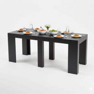 Bàn ăn xếp gọn gỗ cao su BAXG002