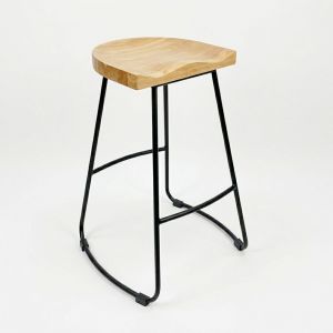 Ghế bar mặt gỗ chân sắt GBSK036