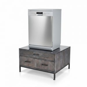 Tủ để máy rửa chén 73x65x42cm gỗ cao su KMRC003