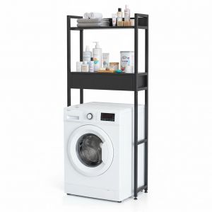 Kệ máy giặt 70x25x160cm gỗ cao su KMG68033