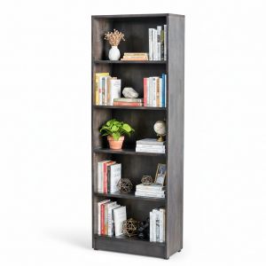 Kệ sách có ngăn bí mật 60x30x170cm gỗ cao su KS68363