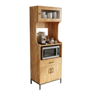 Tủ bếp đa năng 60x40x170cm gỗ cao su KB68095