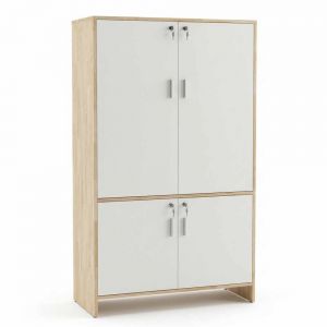 Tủ treo quần áo 100x50x170cm gỗ cao su TQA68086